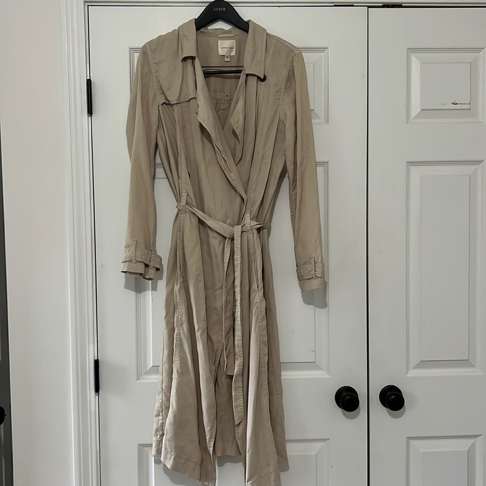 Silence + Noise Lightweight Long Jacket